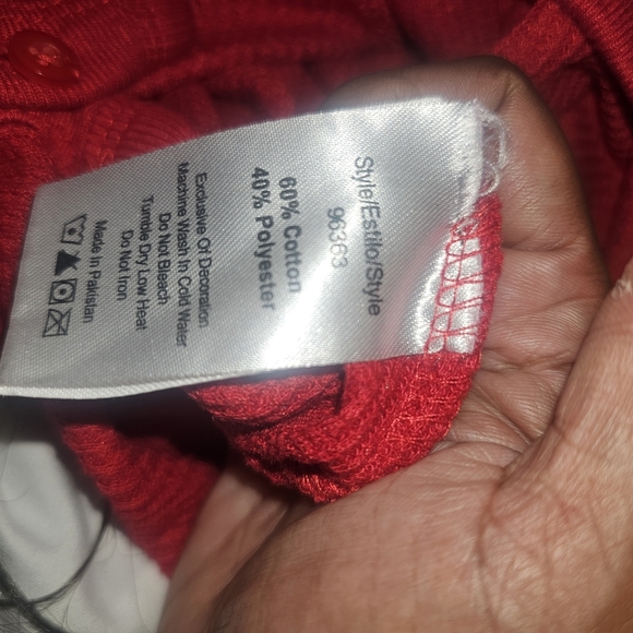 Just Love Vibrant Red Kids Footie Pajama - Picture 6 of 6